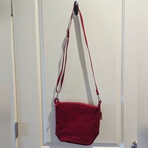 NWOT Vera Bradley Red Quilted Hobo Bag